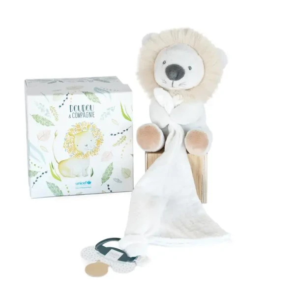 DouDou et Compagnie UNICEF Držiak na dudlík Lev
