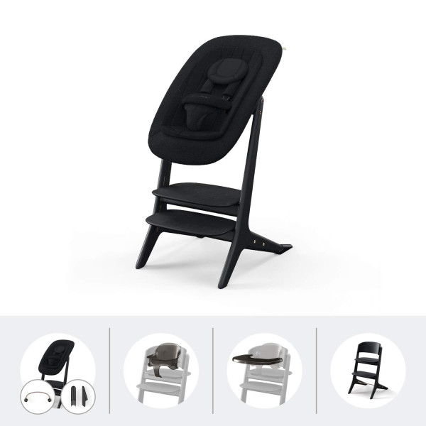 CYBEX LEMO PLATINUM 4v1 Jedálenská stolička Black Wood