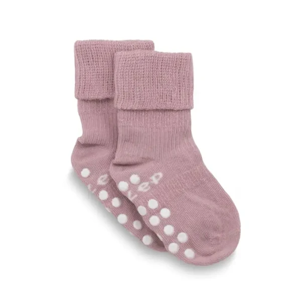 KipKep Detské ponožky Stay-on-Socks ANTISLIP 18-24m 1pár Mauve
