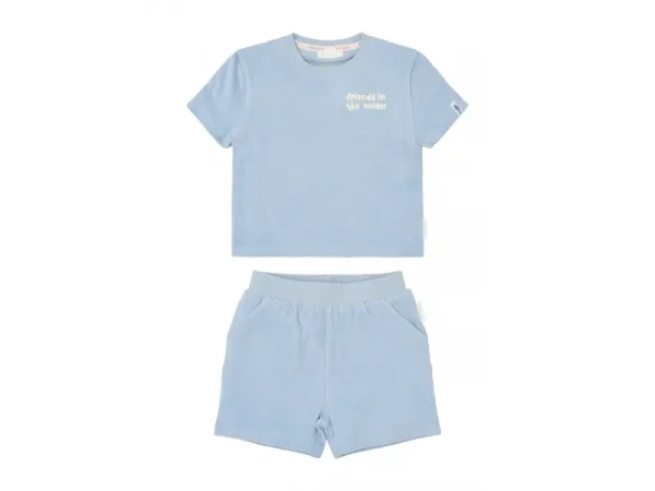 Little Dutch Tričko a kraťasy Ocean World Blue veľ. 86/92