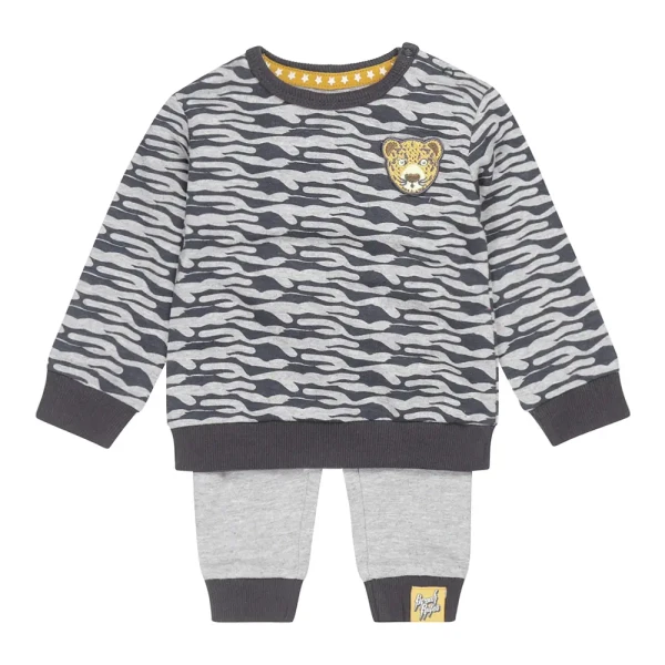 DIRKJE Set 2.d mikina + nohavice šedá chlapec veľ.50