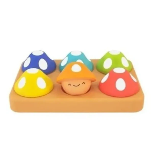 Sassy Zábavné barevné houbičky Matching Mushrooms