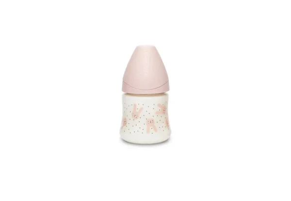 SUAVINEX  Premium fľaša 150 ml S HYGGE králik - ružová