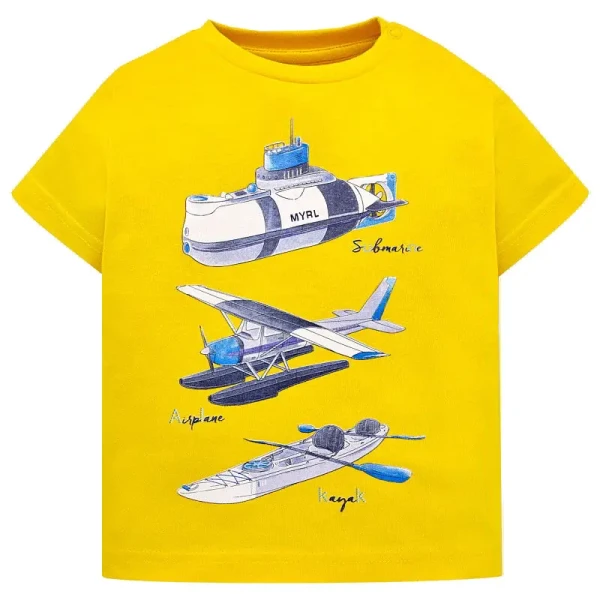 Tričko MAYORAL žlté Ponorka, Boy (3J)