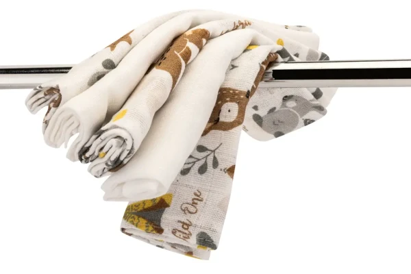 Bomimi OSUŠKA MINI Premium 140 g/m2, 40x40, 5ks (2x biela+3xpotlač), LESNÉ ZVIERATKÁ