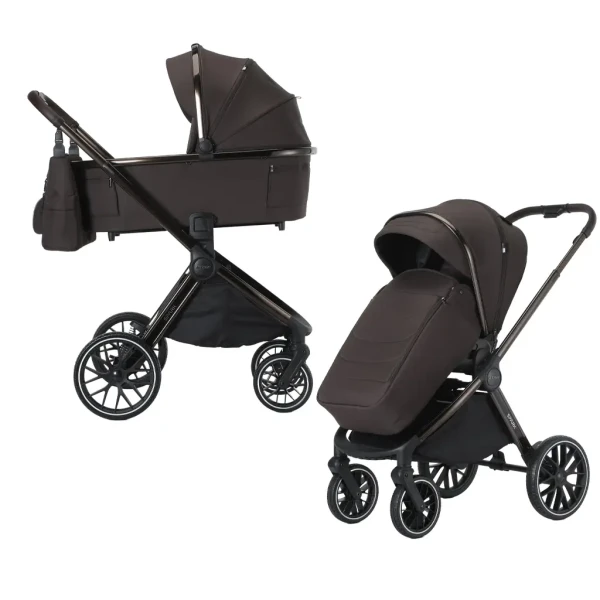 ADAMEX Kočík kombinovaný Spark 13 Chocolate Brown