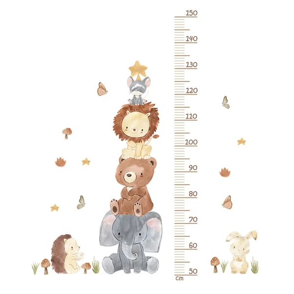 Sipo Nálepky na stenu pre detskú izbu,  Animal Pyramid