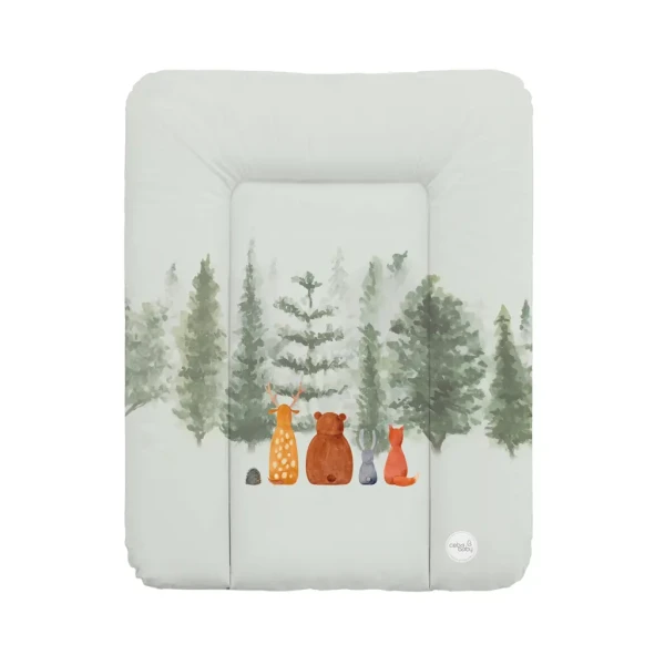 CEBA BABY Podložka prebaľovacia mäkká malá (50x70) Basic Forest Companions