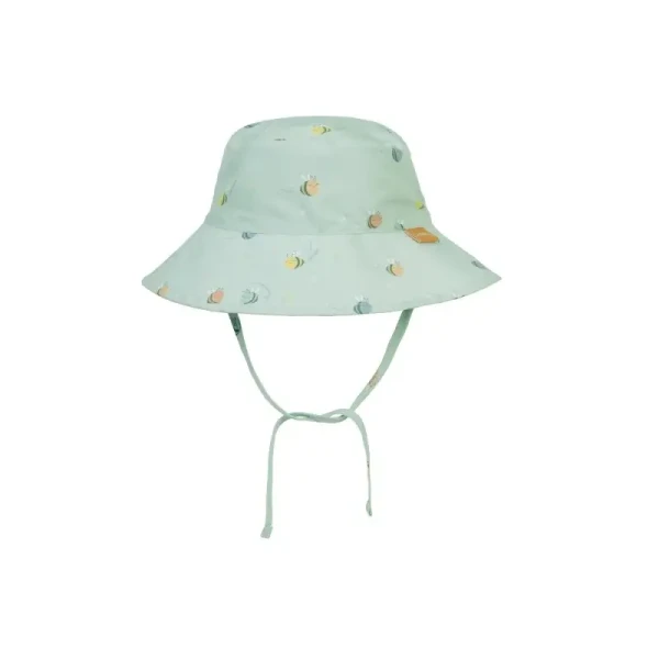 Saro Baby Obojstranný klobúčik s UV ochranou (0-6m) Bee Happy