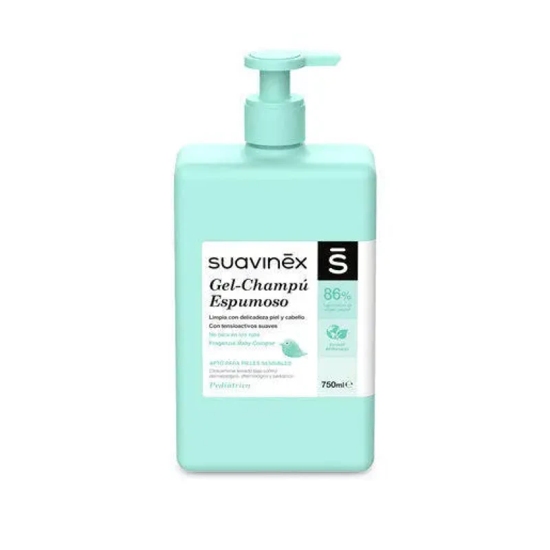 SUAVINEX  Penový gél - šampón - 750 ml