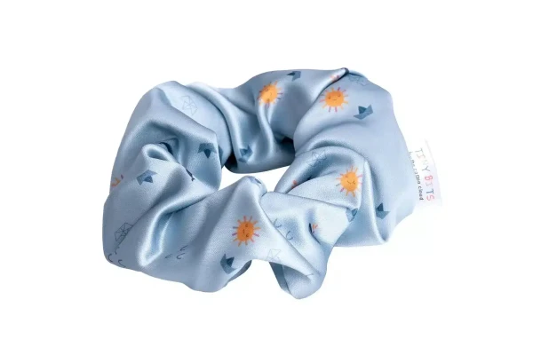 THE COTTON CLOUD GUMIČKA DO VLASOV COTTON CLOUD SCRUNCHIE ORIGAMI
