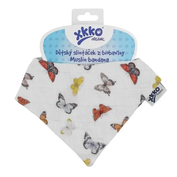 XKKO Organic Šatka - Butterflies