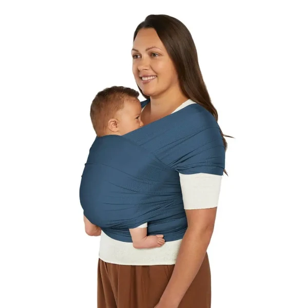 ERGOBABY ŠATKA/Aura Sustainably Sourced Mesh Baby Wrap - Twilight Navy