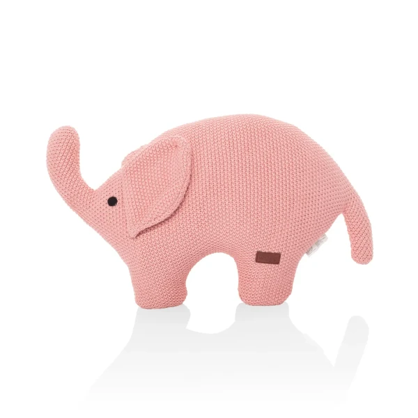 ZOPA Pletená hračka Slon, Pink
