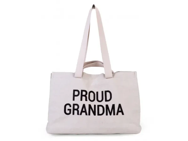 Childhome Cestovná taška Grandma Canvas Off White