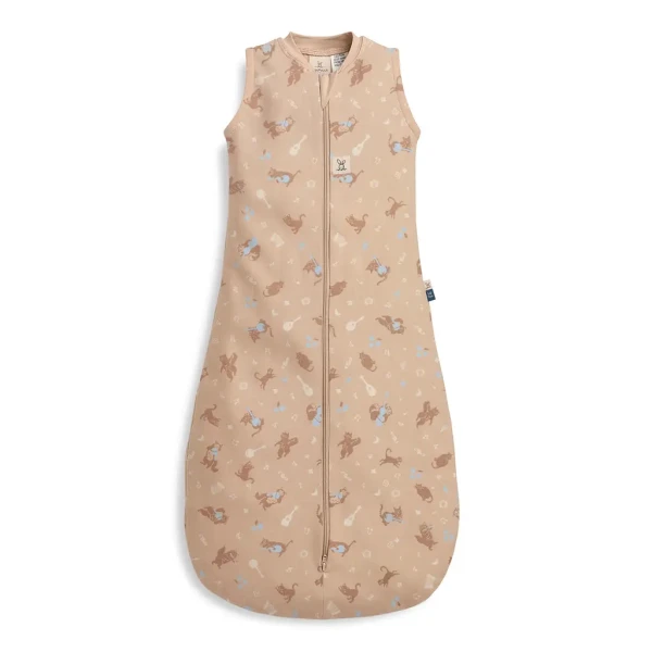 ERGOPOUCH Vak na spanie organická bavlna Jersey Melody 3-12m, 6-10kg, 1,0tog