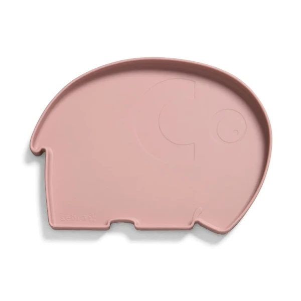 SEBRA Silikónový tanier, Fanto, blossom pink
