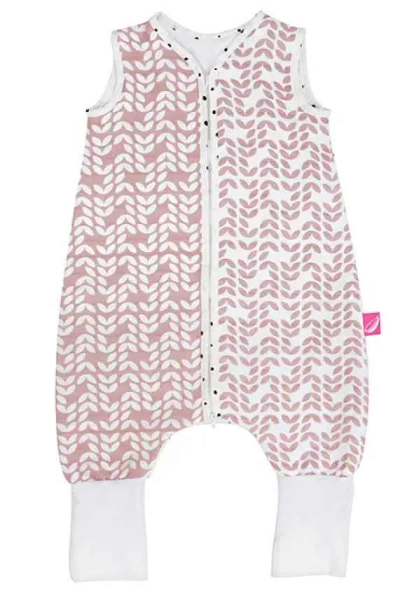 MOTHERHOOD Vak spací mušelínový s nohavicami Pink Classics 12-18m 0,5 tog