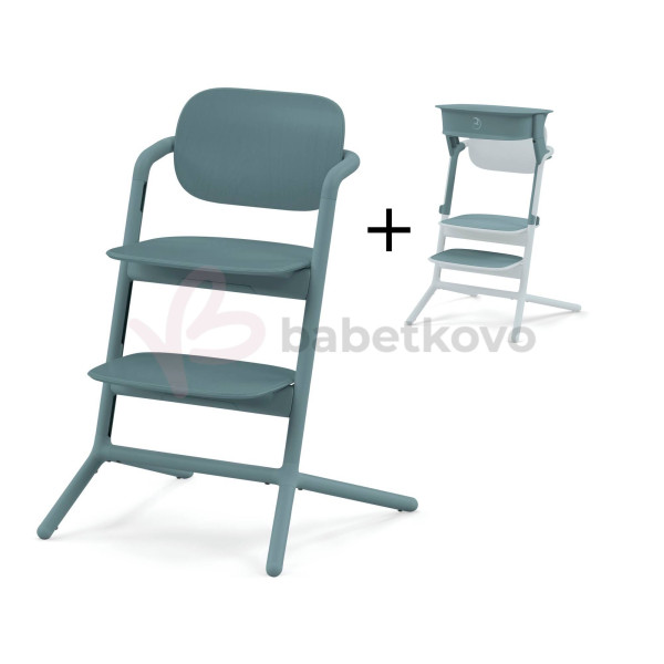 CYBEX LEMO Stolička Stone Blue + učiaca veža