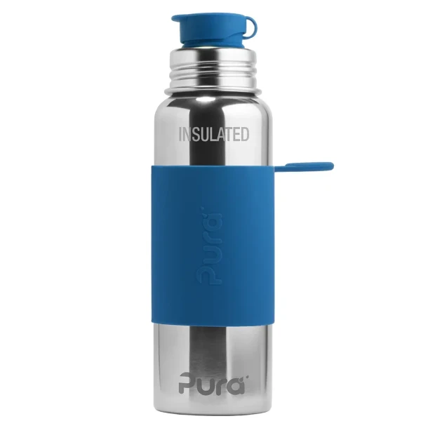 Pura® TERMO fľaša so športovým uzáverom 650ml modrá