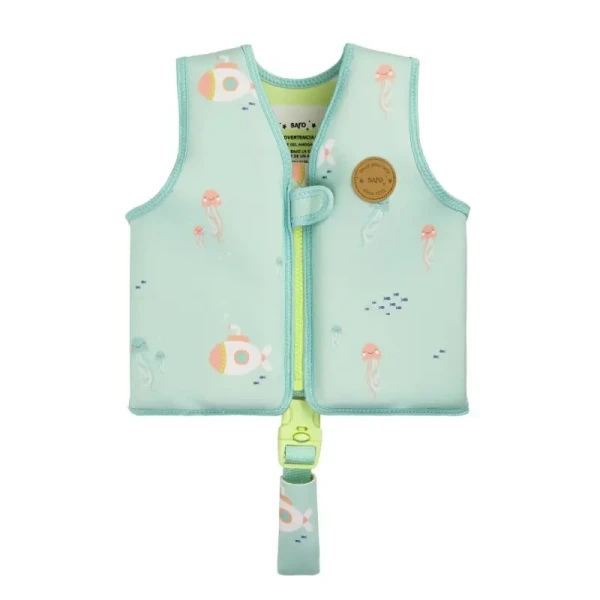 Saro Baby Plavecká neoprénová vesta s UV ochranou (3-6r) Jellyfish
