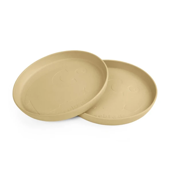 SEBRA MUMS, plates, bottle green, Wheat Yellow