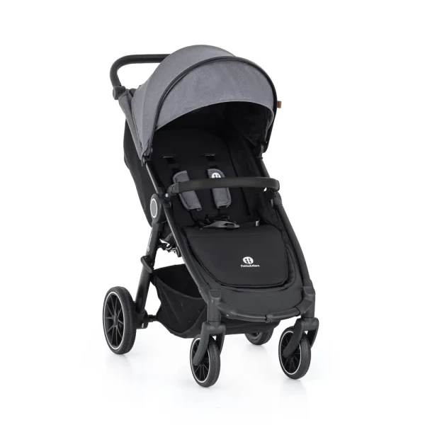 PETITE&amp;MARS Kočík športový Street+ RWS Black Ultimate Grey Complete