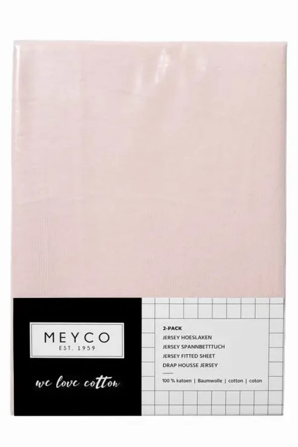 Meyco Džersejová plachta 70x140/150 - Light pink