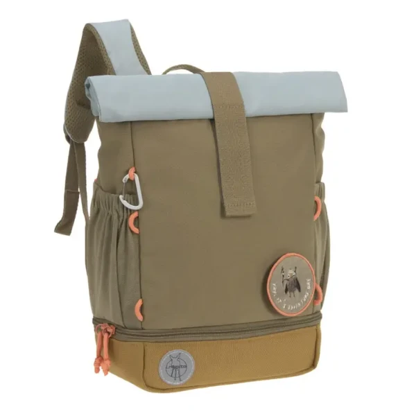 Lässig detský batoh Mini Rolltop Backpack Nature olive