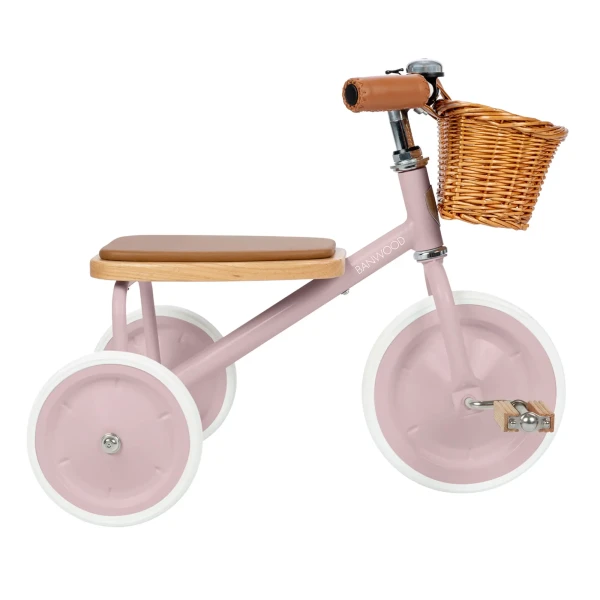 Banwood trojkolka dusty pink