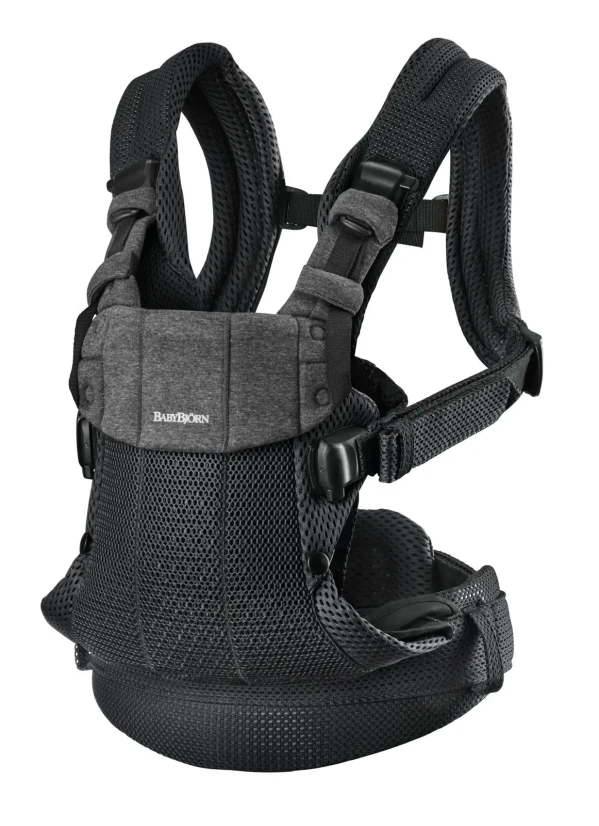 BABYBJORN nosič HARMONY 3D Black Mesh /jersey