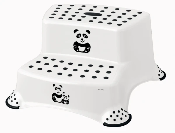 KEEEPER Dvojstupienok k WC/umývadlu Panda Biela