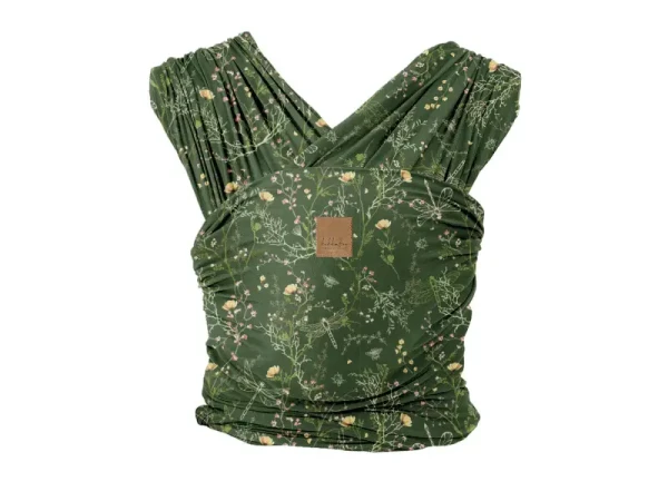 KikkaBoo Šatka na nosenie detí Isla Secret Garden Green