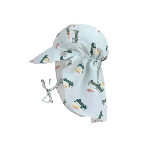 LÄSSIG Klobúčik s predĺžením ice cre. tru/il. blue 07-12 mes., veľ.: 45/47