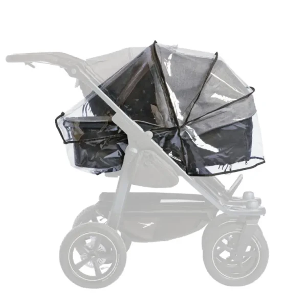 TFK pláštenka na hlbokú vaničku duo2 combi raincover duo2 combi pushchair