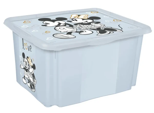KEEEPER Úložný box s vekom malý Mickey, Modrá II