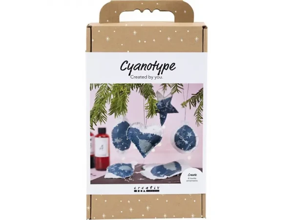 Creativ Company Kreatívna sada Kyanotypia vianočné ozdoby