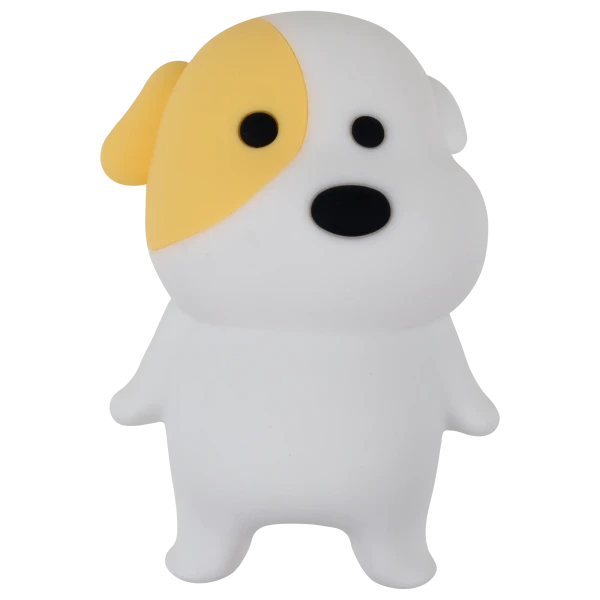 Mary's LED silikónové nočné svetlo RGB so zvukom - odpočívajúci psík