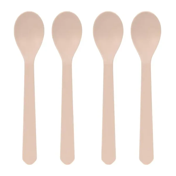 Lässig detské lyžičky Spoon Set Geo 4pc powder pink