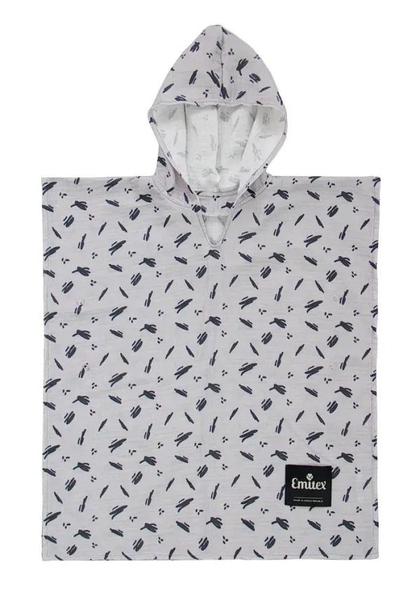 Emitex Mušelínové pončo Crazy Notes