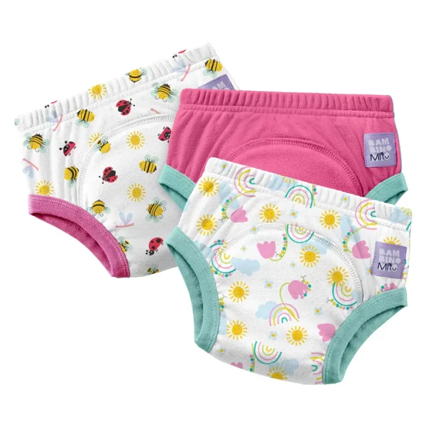 Bambino Mio učiace plienky 2-3 roky 3 balenie, GARDEN PARTY