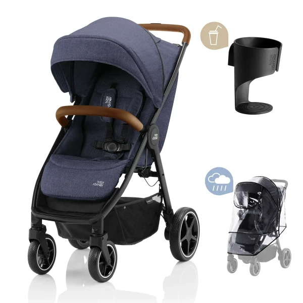 BRITAX RÖMER B-Agile R, Navy Ink/Brown