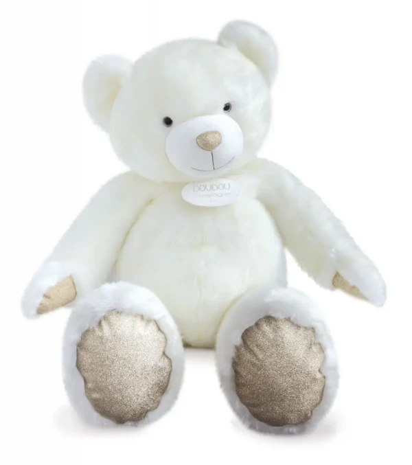 DouDou et Compagnie LP XXL Medveď biely 120cm