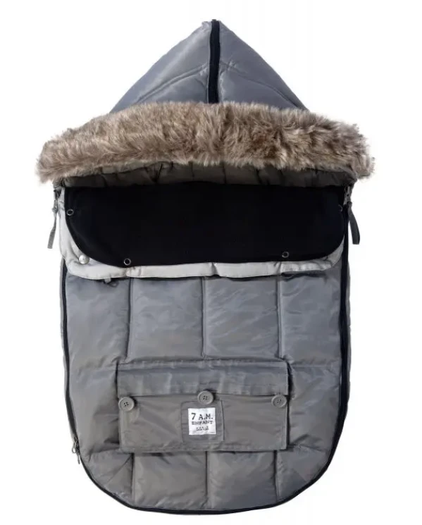 7 A.M. ENFANT Fusak Le Sac Igloo na autosedačku 6-18 mes. GREY