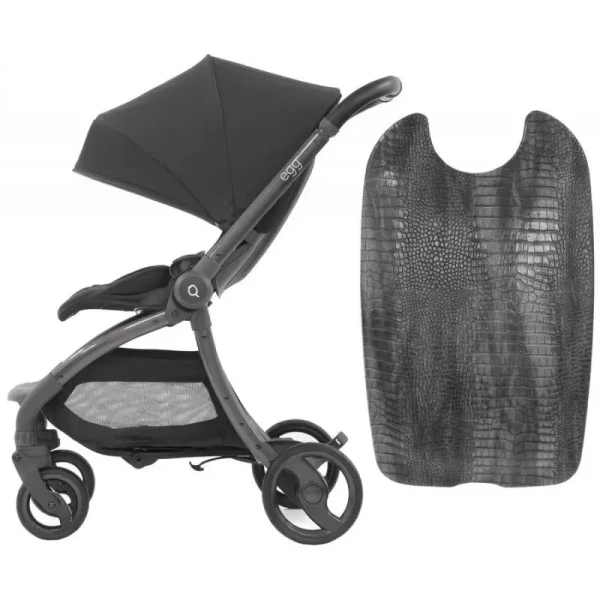 BabyStyle kočík EGG Quail Gotham Black / Grey 2019