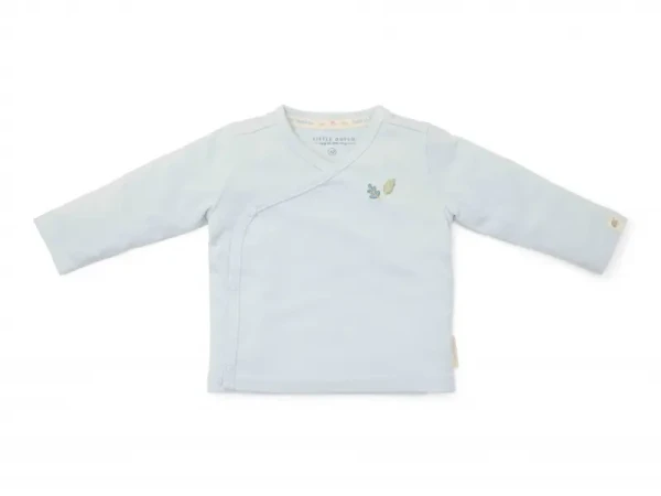 Little Dutch Tričko dlhý rukáv zavinovací Baby Blue veľ. 62