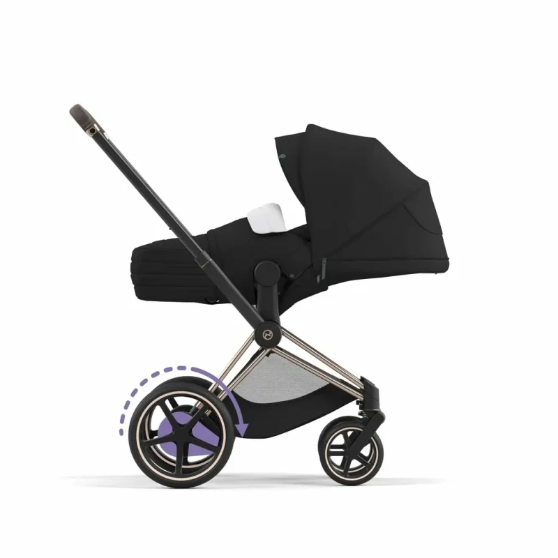 CYBEX E-PRIAM podvozok + SEAT  ROSE GOLD