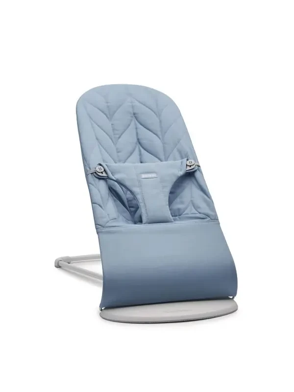 BABYBJORN Lehátko Bouncer Bliss Blue cotton Petal