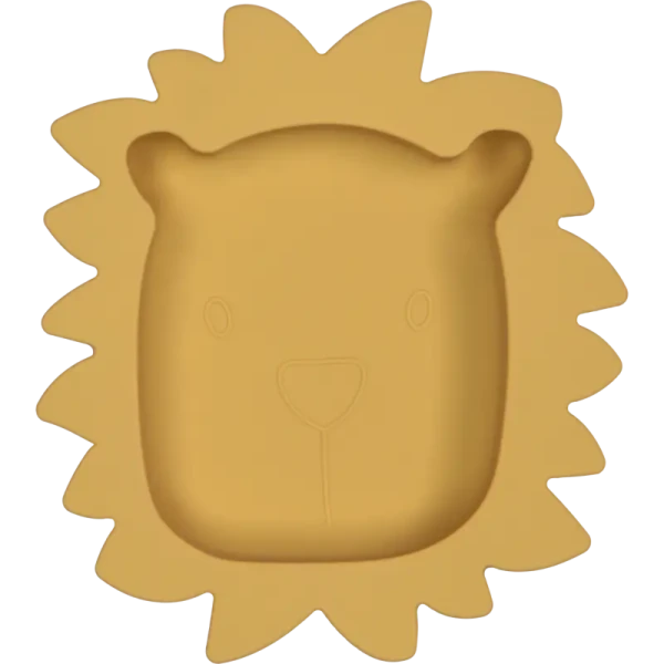 TRYCO Silikónový tanierik Lion, Honey Gold