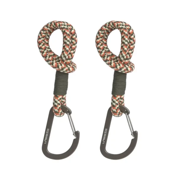 Lässig háčiky Casual Stroller Hooks Cord olive/red/vanilla